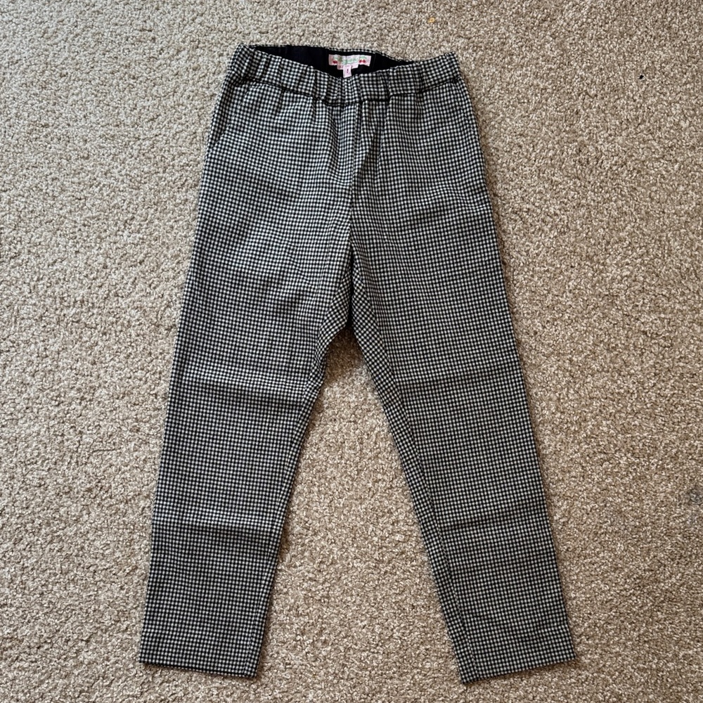 Bonpoint check pants 8y